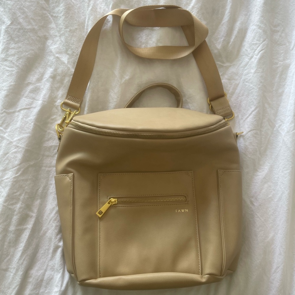Fawn Design Beige mini Diaper Bag